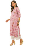 Soch Women'S Rayon Floral Regular Kurta (Cws4Ku60461C_Pink_S)