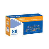 BAZIC Security Envelope Gummed Seal 3 5/8 x 6 1/2 #6, No Window Tint Pattern Mailing Envelopes, for Businesses Checks Invoices