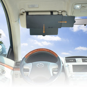 WANPOOL Car Visor Anti-Glare Sunshade Extender for Front Seat Driver or Passenger - 1 Piece