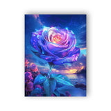 Wergund 5D DIY Diamond Art Rose, Diamond Art Kits for Adults Flower, Diamond Painting Full Drill Crystal Rhinestone Embroidery C