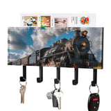 Vintage Steam Engine Locomotive Train Key Holder for Wall Key Hangers Wall Mounted Organizer Key Rack