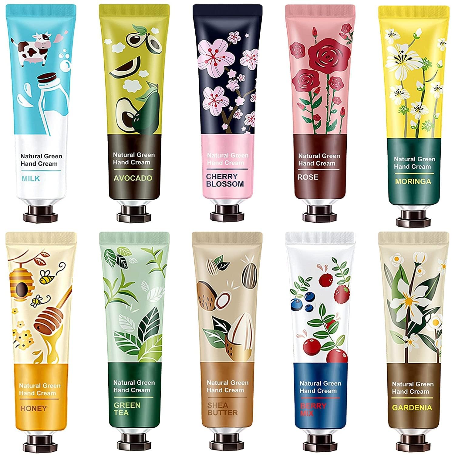 10 Pack Hand Cream for Dry Hands,Birthday Gifts for Women,Bridesmaid Gifts,Thank You Gifts,Teacher Appreciation Gifts,Stocking S