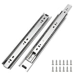 LONTAN 1 Pair Full Extension Ball Bearing Drawer Slides 12 14 16 18 20 22 24 Inch Heavy Duty Side Mount File Cabinet Rails Dress