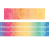 Teacher Created Resources Rolled Straight Border, 3-Inch X 150-Ft, Watercolor (Tcr8953-3)