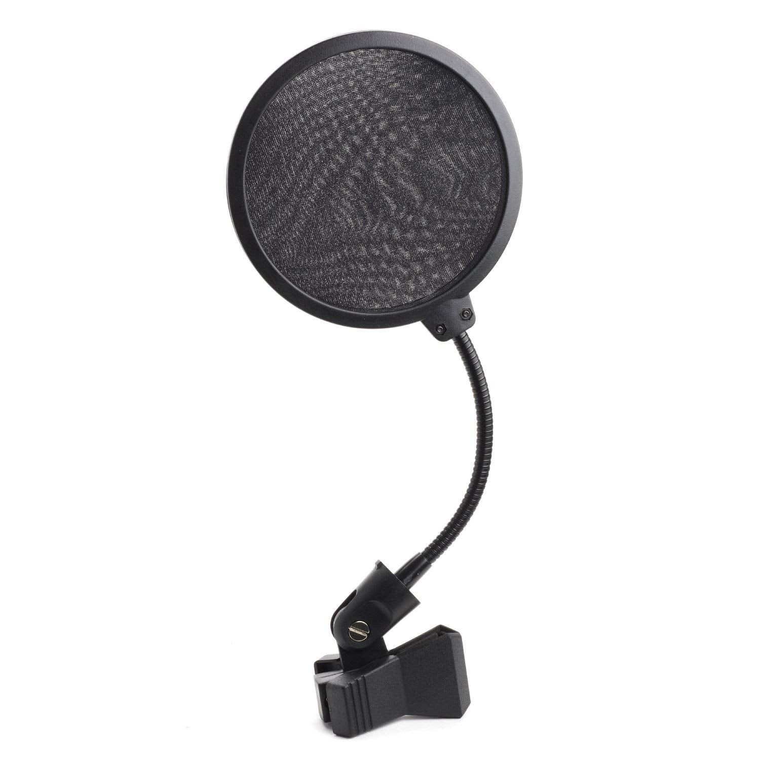 On-Stage Asvs4-B 4'' Microphone Pop Filter With Clothes-Pin Style Clip