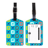 Nutcase Designer Luggage Travel Baggage Tags Set Of 2 With Name Card Inside Take Off
