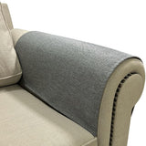 NOYOURS Couch Arm Covers Anti-Slip Sofa Armrest Cover for Recliner 2pc Washable Sofa Arm Covers Dogs Cats Pet Scratch Proof Couch Arm Protectors Grey 24x28inch-New