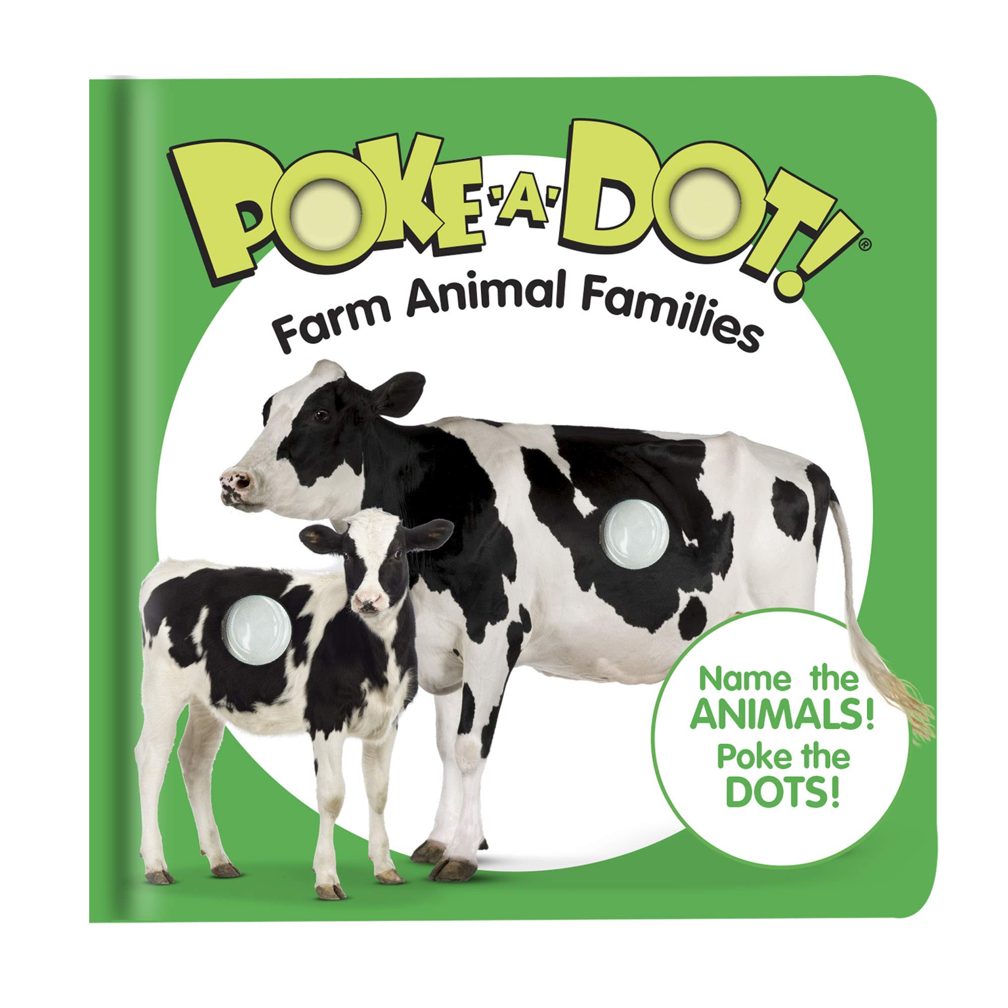 Melissa & Doug 41353 Poke-a-Dot Farm Animal Families | Activity Books | 3+ | Gift for Boy or Girl