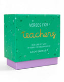 Bible Verses for Teachers Card Set With Acrylic Block Stand by Callie Danielle, Encouragement Bible Verse Cards, Inspirational S