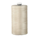 Connecting Threads Cream 100% Cotton Thread for Sewing, Quilting, and Crafting - 50-Weight - 1200 Yard Large Spool (Natural)