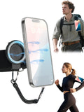 EralcNa Magnetic Belt Clip Universal Wrist/Backpack Phone Holder Mount for Running Hiking Traveling Tactical Gear Plate Carrier 