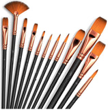 Painting Brushes Professional Round Pointed Tip Nylon Hair Artist Acrylic Paint Brush For Acrylic/Watercolor/Oil Painting Brushe