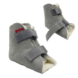 Vogana 1 Pair Sheepskin Heel Protector Pressure for Sores Ankle Protection Widen Adjustable for Pressure Sores Ulcers Surgery Re
