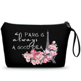 KONSOM Paris Travel Gifts - Unique Cosmetic Bags for Women, Make Up Bag for Traveling for Her
