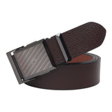 Sunshopping MenS Formal Genuine Leather AutoLock Adjustable Belt (Jafa53Br) (34, Brown)