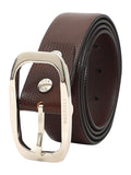 Bulchee MenS Genuine Leather Belt For Casual Wear | Plain Chino Belt | Brown | Bisg2102B