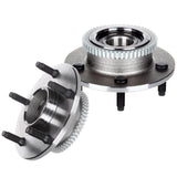ECCPP Replacement for Pair of 2 Front Wheel Hub Bearing Assembly for 2000-2001 Dodge RAM 1500 Pickup 2WD 5 Lugs w/ABS 515084 x2