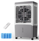 Uthfy Swamp Cooler, 2800 CFM Evaporative Air Cooler with 7 Gal Water Tank, Remote Control, 12 H Timer, 120 Oscillation, 3 Speed,