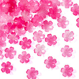 CustomyLife 100pcs Cherry Blossom Beads, 5-Petal Gradient Acrylic Flower Beads, Mini Spacer Hair Accessories Halloween Christmas