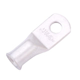 SELTERM 2pcs 1 AWG 1/4 Stud Tinned Copper Wire Lugs, Battery Lugs, Ring Terminals, Battery Cable Ends, 1 Gauge Ring Terminal Co