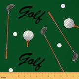 Erosebridal Golf Upholstery Fabrics Ball Games Sports Theme Outdoor Fabric by The Yard 10 Yard Fashion Sports Golf Waterproof Fa