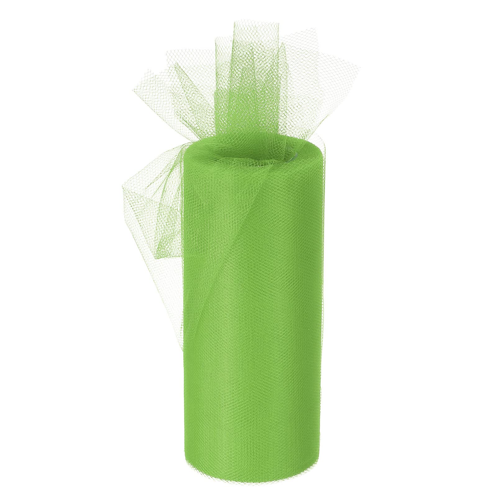 MECCANIXITY 6 Inch 25 Yards Tulle Ribbon Rolls Pastel Netting Fabric Net Cloth for Gift Wrapping Christmas Wedding DIY Crafts, L