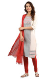 Aurelia Women's Cotton Blend Regular Kurta (22FEA10962-500721_Natural_M)