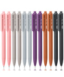 Mr. Pen- Retractable Gel Pens, 12 Pack, Black Ink, Earthly Neutrals Barrel Gel Pens Fine Point 0.5mm, Gel Ink Pens, Aesthetic Pe