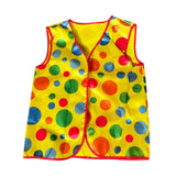 ZOOMELLA Clown Vest Cute Clown Costume for Stage Performance Role Play Party Supplies