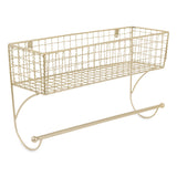 Large Gold Farmhouse Towel Rack