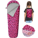 FIOBEE Kids Sleeping Bag for Girls Boys 3 Season Warm & Cool Weather 41-60.8? Camping Sleeping Bags with Backpacking Bag for Tra