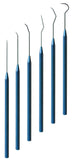 Moody Tools 551292 25mil 6Piece Anodized Aluminum Precision Probe Set: Straight, Single, Short Double, Long Double, Triple and