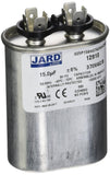 MARS Motors & Armatures 12910 Motor Run Capacitor, 370 Volt, Oval, 15 MicroFarads