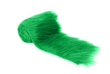 FabricLA Kelly Green Shaggy Plush Faux Fur Strips - Craft Fur for Gnomes, Cosplay, and DIY Projects | 2 X 60