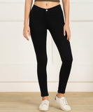 Nifty Women'S Denim Stretchable Slim Fit Jeans (Jean_Pln_Black_34)