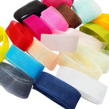 Chenkou Craft Solid Organza Ribbon Assorted 24 Yards Craft Bow Party Decoration Packing Ribbons (Mix, 3/4(20mm))