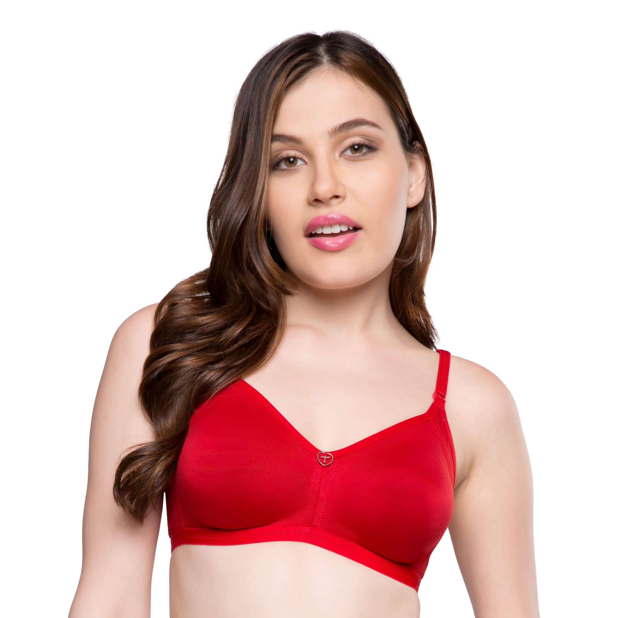 Trylo Riza Cute 34 Red C - Cup,Red,34,B09BNJQVSX