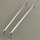 funifiti 5 Pack Long Handles for Closet Doors Kitchen Cabinets and Drawers Pulls Plating Chrome Silver 12-5/8 Inch Hole Center S