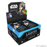 Asmodee Star Wars: Unlimited TCG Legends of The Force Booster Display - 24 Booster Packs Featuring Jedi, Sith & Iconic Character