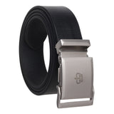 Usl MenS Leather Army Lock Black Belt For Men | Casual Mens | Leather Belt (34)