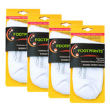 Footprints Organic Cotton & Bamboo Women Ankle Terry Socks Pack Of 4 |White|
