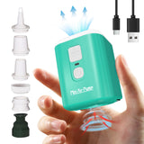 Puligoth Portable Air Pump for Inflatables: Mini Air Pump with 1600mAh Battery & Camping Light - Rechargeable Electric Pump for 