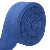 PAMIR TONG Royal Blue Herringbone Twill Tape Ribbon 1 1/2 Inch - 20 Yards- Natural Soft Cotton Binding Edge Trim for Tote Bag & 