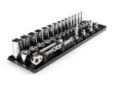 TEKTON 3/8 Inch Drive 6-Point Socket and Ratchet Set with Rails and Tray, 36-Piece (1/4-1 in.) | SKT13101