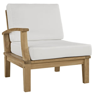 Modway Eei-1818-Nat-Whi-Set Marina Outdoor Furniture, Natural White