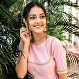Gosriki Women'S Cotton Anarkali Solid Kurta With Pant (Gulabo Nw Pink_Xl-Go_Pink_X-Large),Pink,,B0B9L632B3