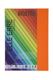 Brustro Elle Erre Coloured Card Stock Craft Paper A4 Size 220 Gsm Terra Bruciata Colour, Pack Of 9 Sheets. Burnt Umber Shade|Ide