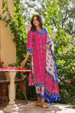 Gosriki Women'S Rayon Blend Straight Printed Kurta With Pant & Dupatta (Uchiha Pink-Gs_M_Pink_Medium),Pink,,B0DCK8YQ1Y