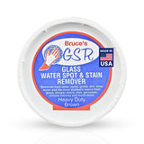 Bruce's GSR Heavy Duty Glass Water Spot Remover for Shower Glass Cleaner Hard Water Stain Remover & Shower Door Cleaner Remo