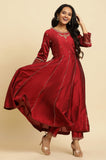 W For Woman Kurta, Straight Pant & Dupatta_23Auws10267-220298_S